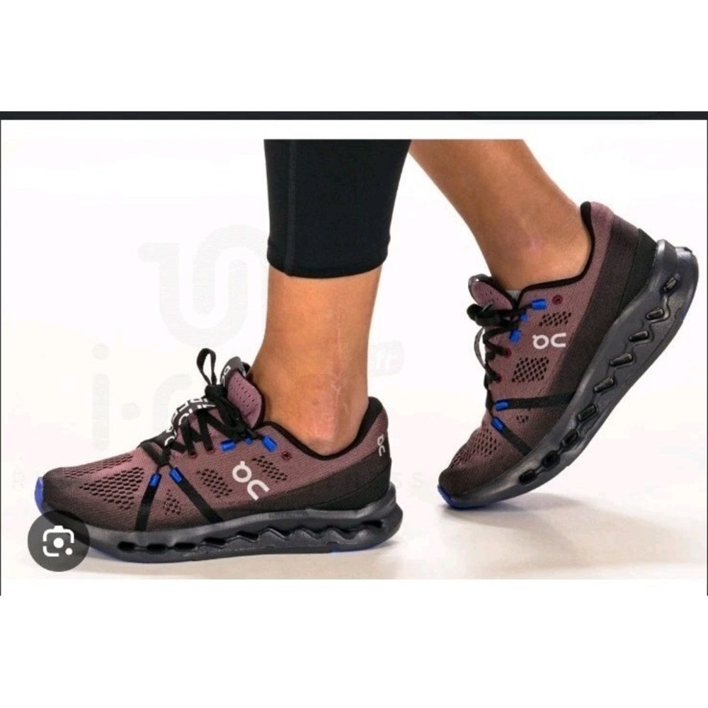 On Running Cloudsurfer Sneakers Shoes Women's 9.5 Black Cobalt CloudTec Phase